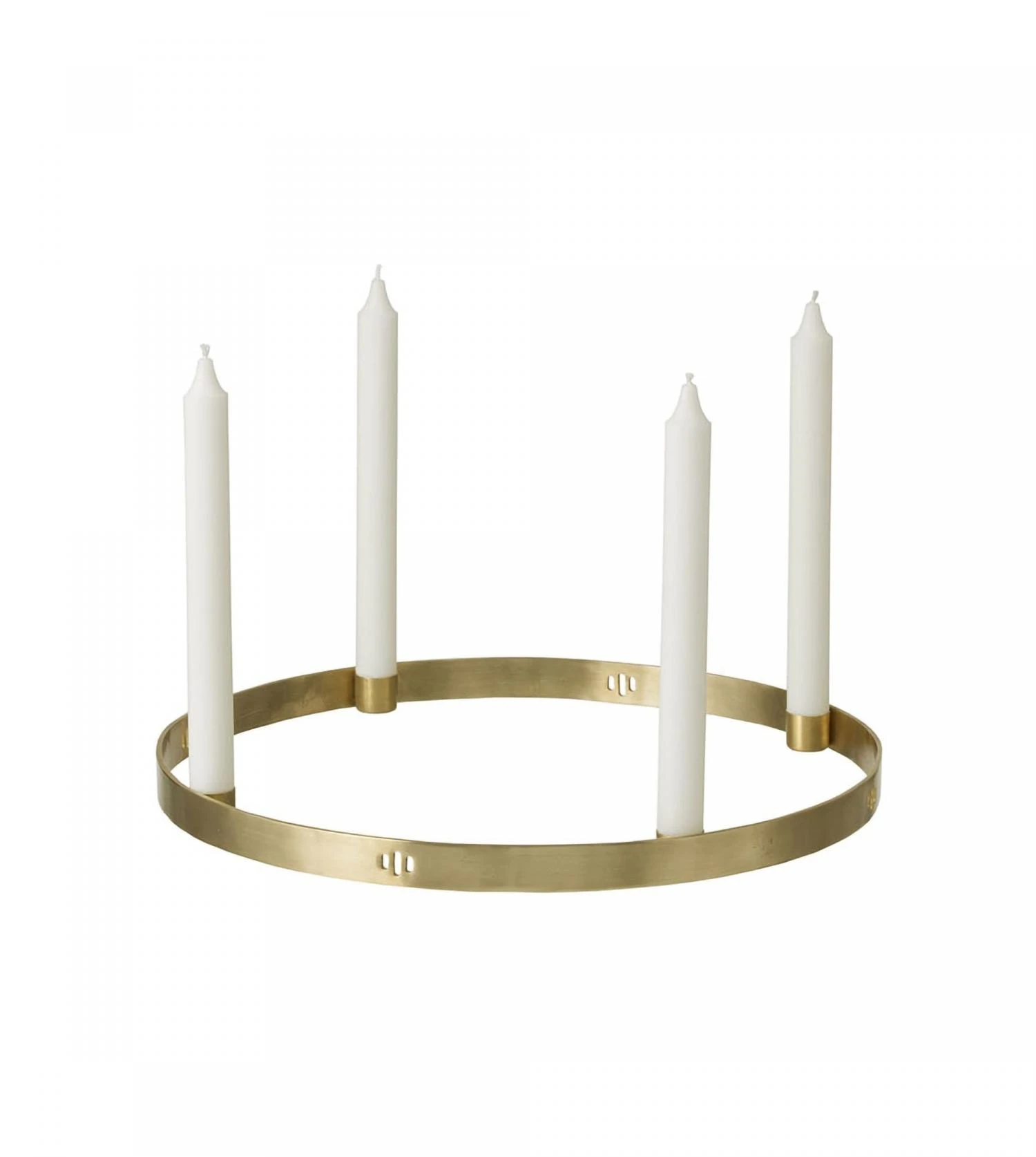 Ferm LIVING Bougeoir Circulaire Laiton Candle Holder – Image 2