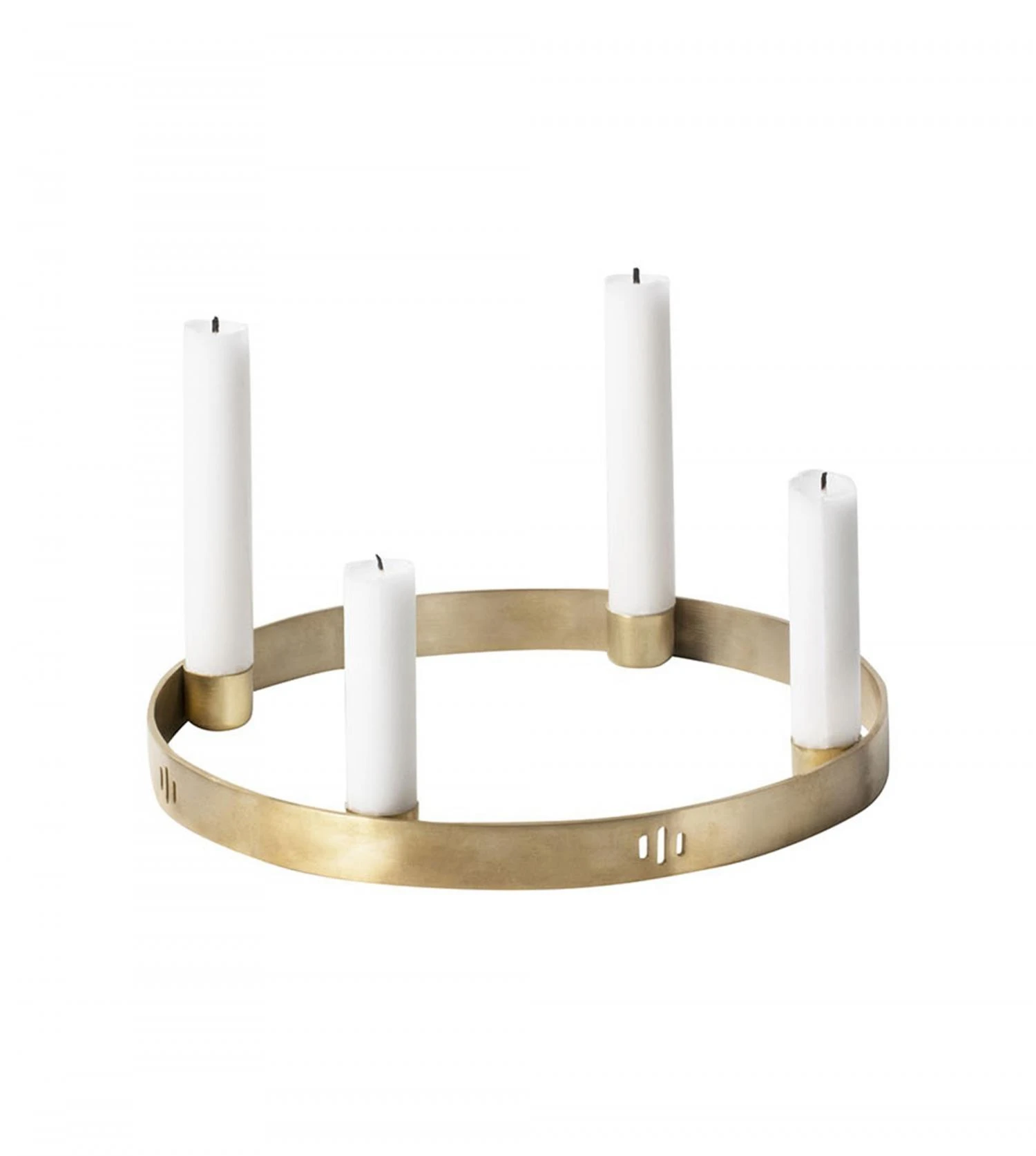 Ferm LIVING Bougeoir Circulaire Laiton Candle Holder - Petit Modèle