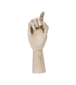 Hay Main Articulée En Bois Wooden Hand L