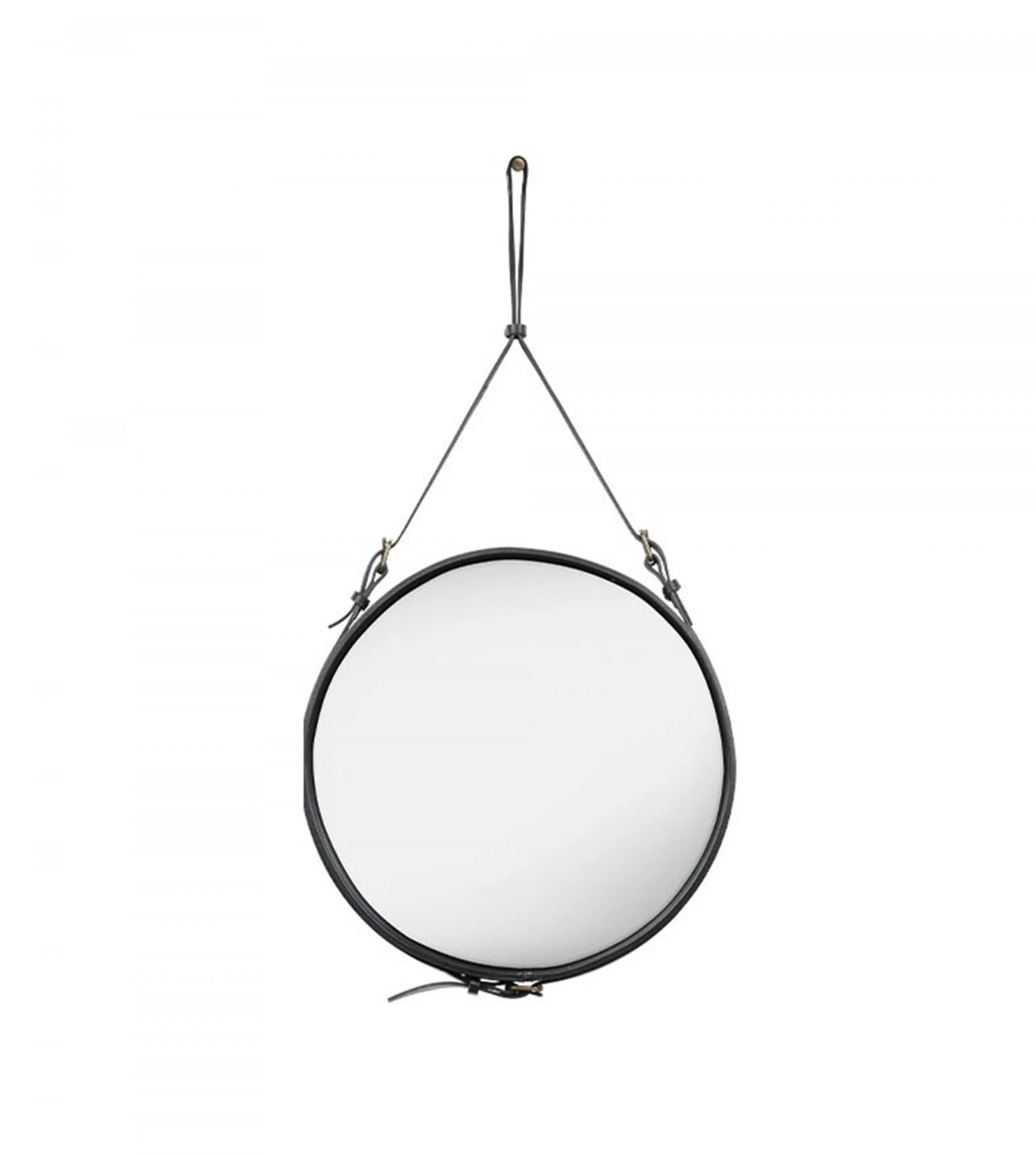 Gubi Miroir Adnet - Cuir - 58cm