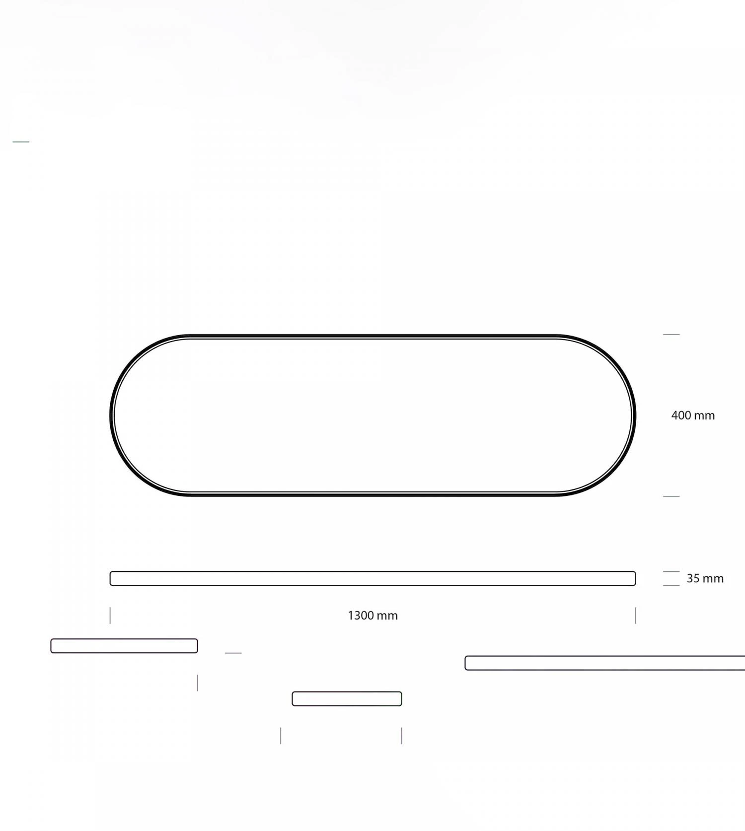 Miroir Mural Norm - Oval – Image 3