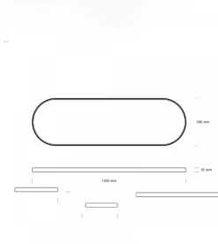 Miroir Mural Norm - Oval