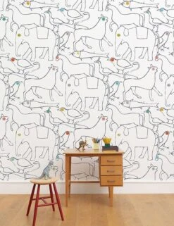 Papier Peint Animals - 2x91,4x280 Cm