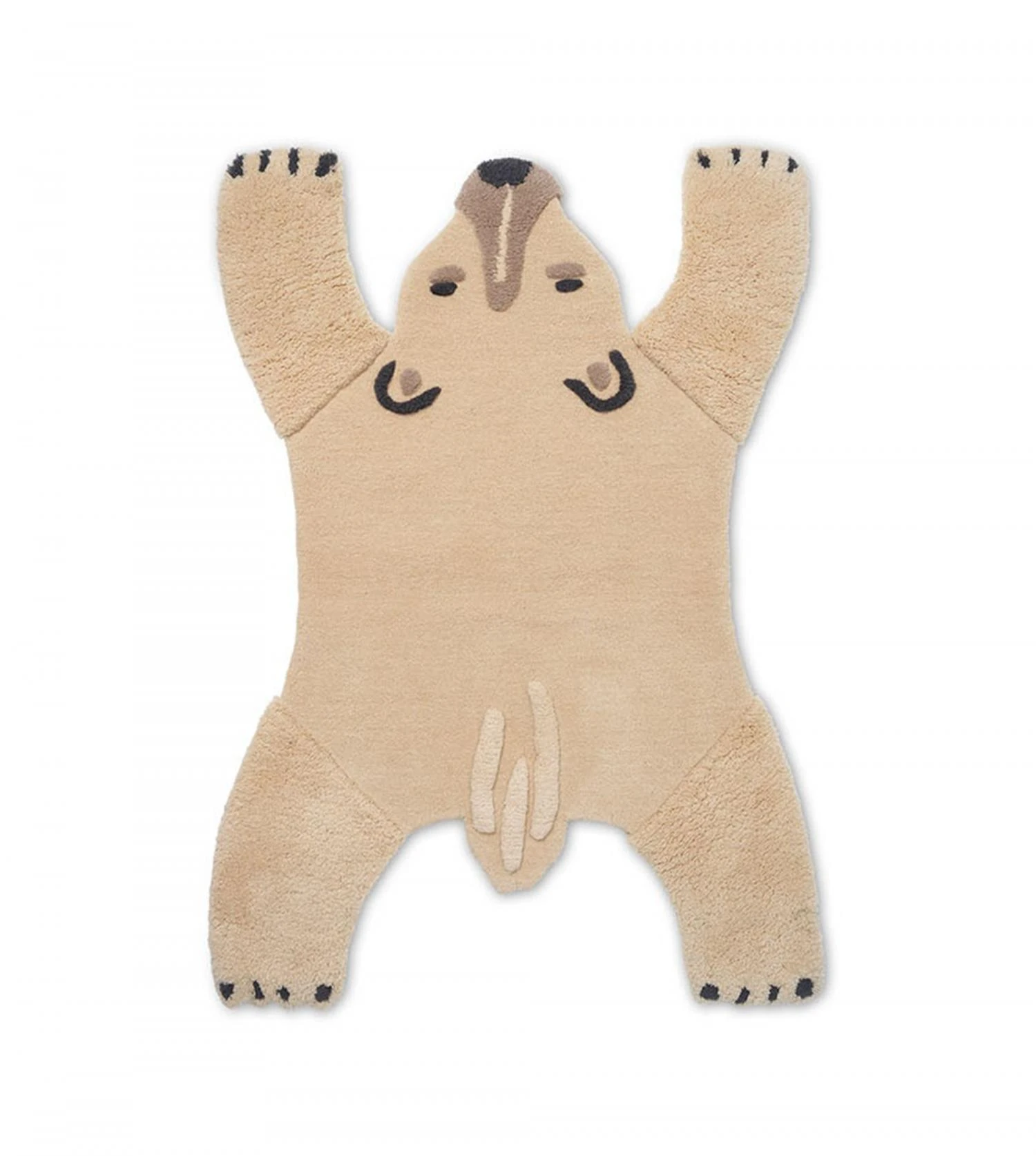 Ferm LIVING Tapis Tufté Animal - Ours Polaire – Image 2