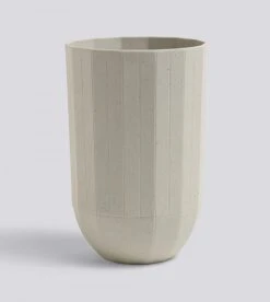 Vase Paper Porcelain Medium Hay